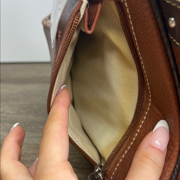 Montana West Brown & Pink Western Studded Tote Handbag NWT - Picture 7 of 16